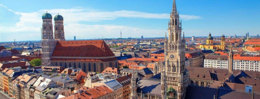 Erbengemeinschaft auflösen Immobilie Kirchheim bei München: Blick über die Münchner Innenstadt
