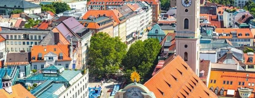 Haus mit Ölheizung verkaufen München-Au: Münchner Altstadt von oben