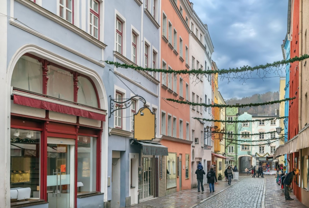 Immobilie verkaufen Wasserburg am Inn: Gasse in der Altstadt von Wasserburg am Inn