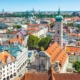 Scheidungsimmobilie Feldkirchen bei München: Münchner Altstadt von oben
