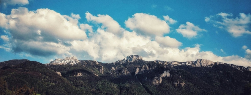 Welcher Makler erzielt den besten Preis Raubling: Ortschaft im Alpenvorland unter blauem Himmel